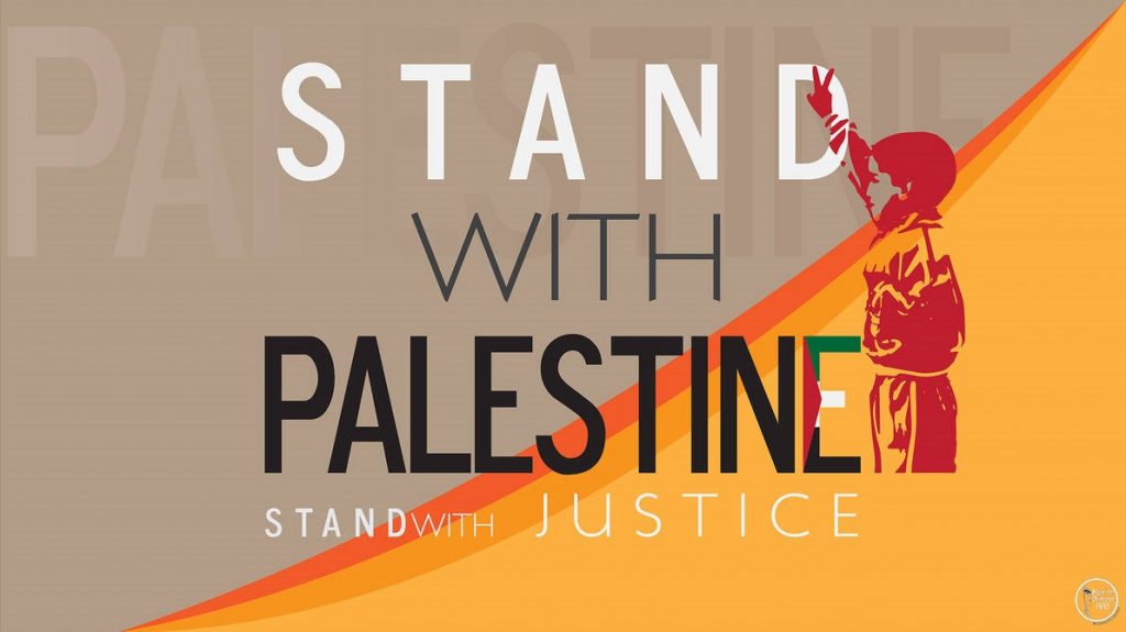 meme saying stand with Palestine