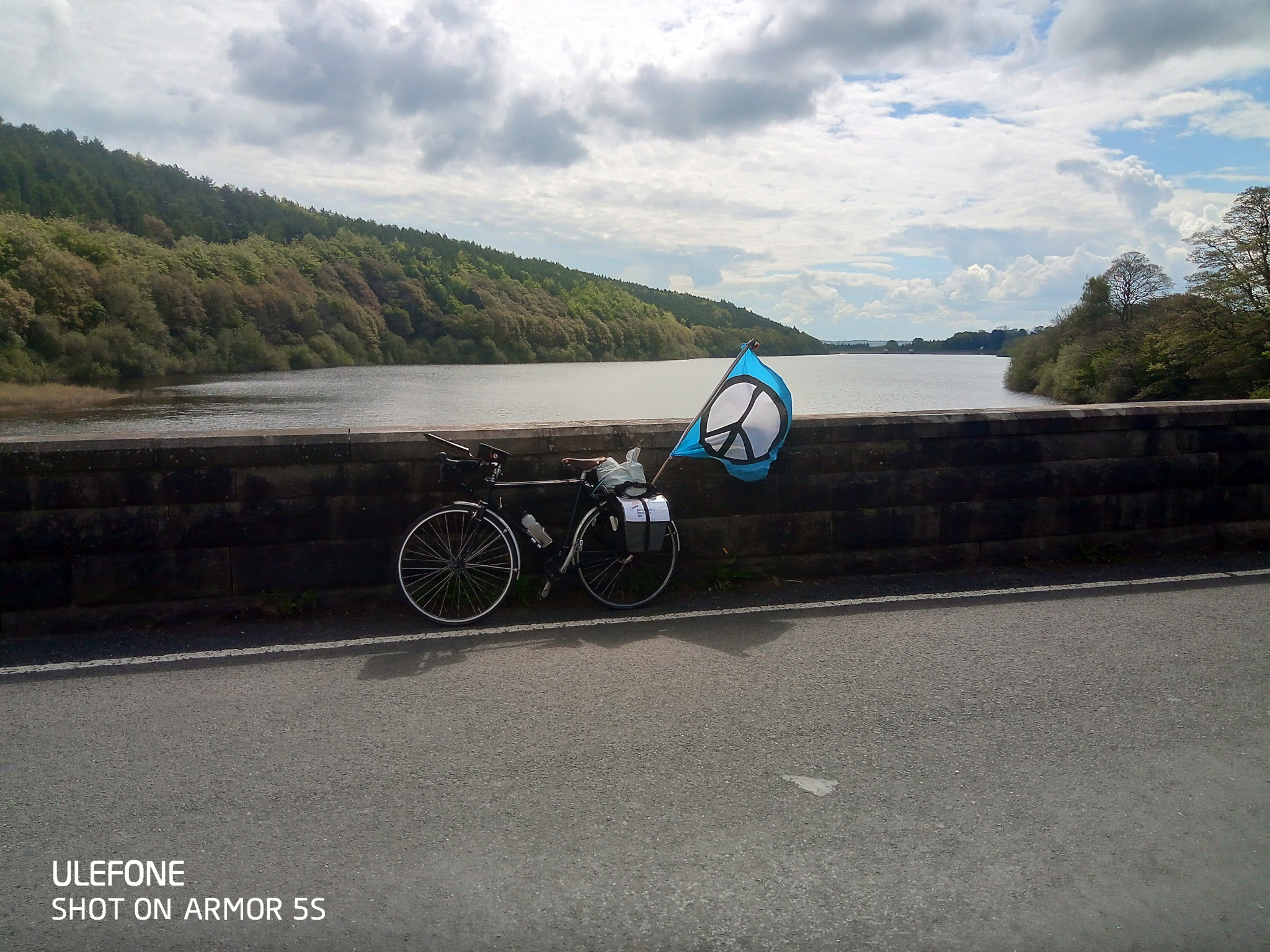 bike at reservoir