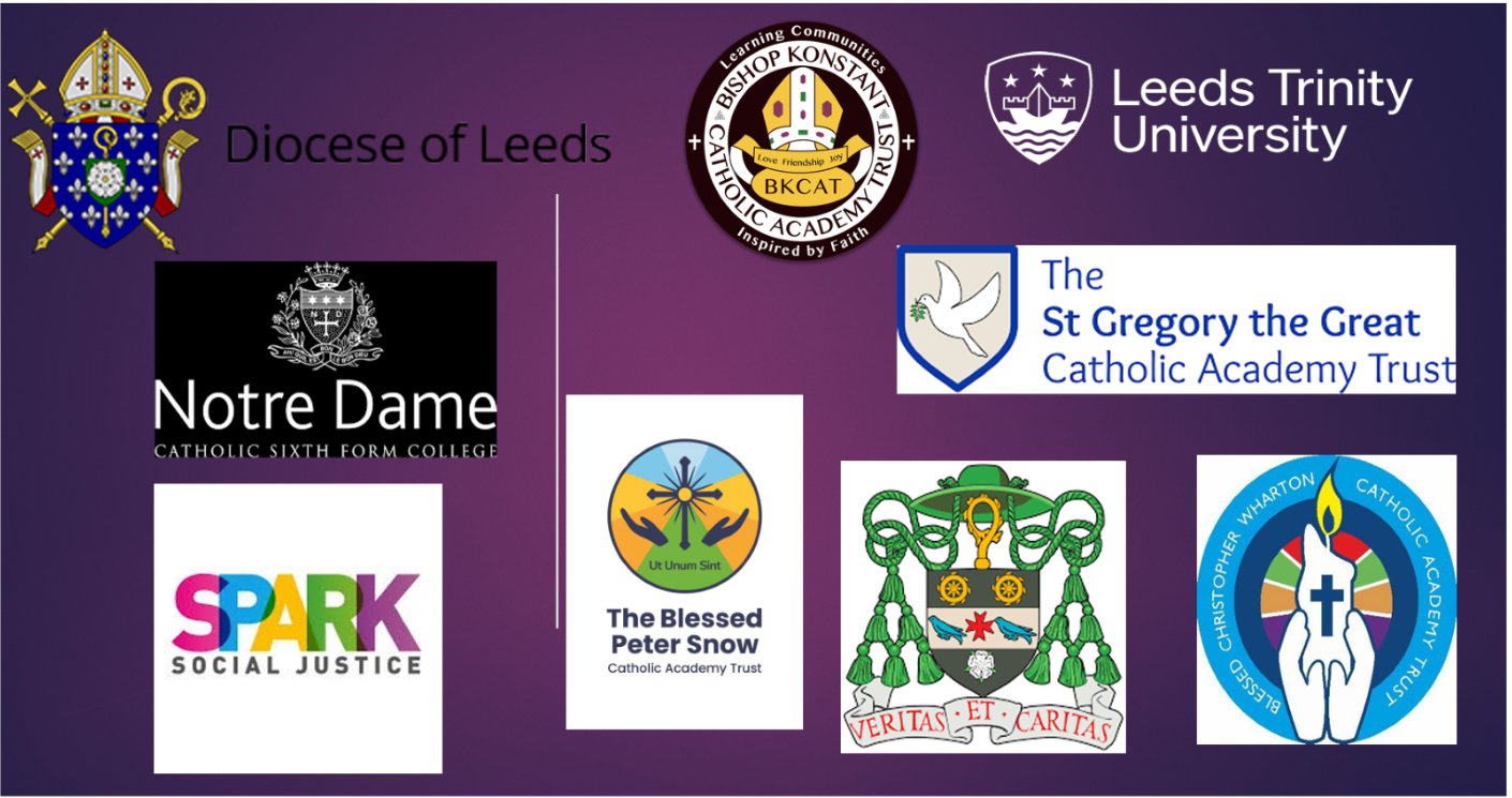 Logos of organisations within Catholic Education Network