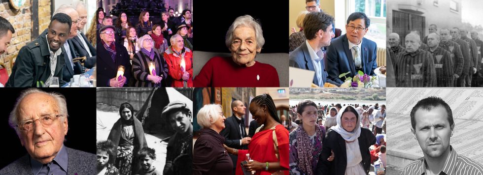 Holocaust memorial day photo montage