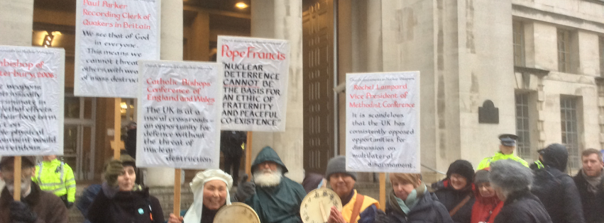 Protest in London against nuclear